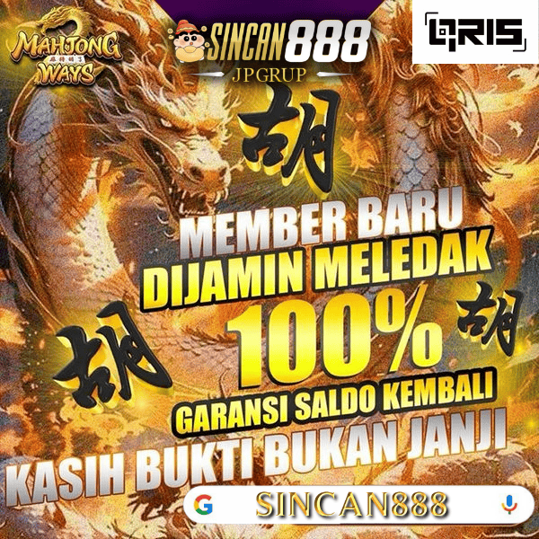 Sincan888 : Situs Toto Slot RTP 98,888% Tertinggi Hari Ini
